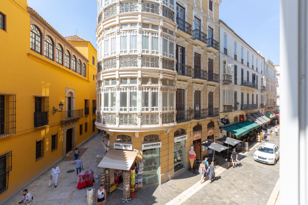 Luminoso apartamento de dos habitaciones con vistas a las Catedral Málaga Exterior foto