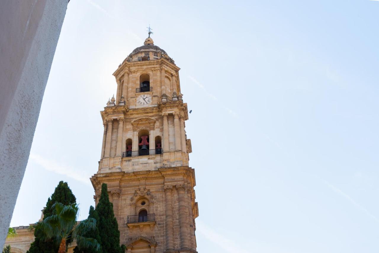 Luminoso apartamento de dos habitaciones con vistas a las Catedral Málaga Exterior foto