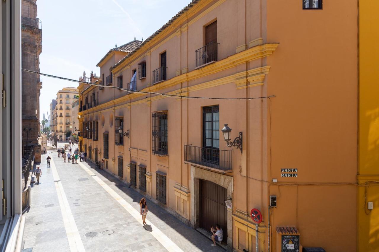 Luminoso apartamento de dos habitaciones con vistas a las Catedral Málaga Exterior foto